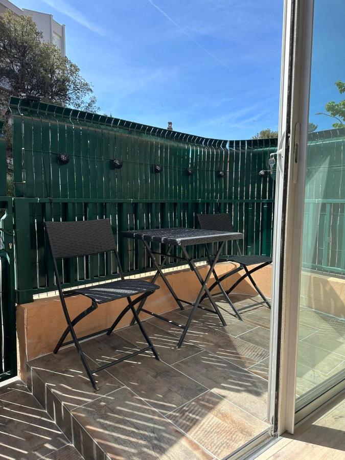 קבלייר-סור-מר Charmant Studio Neuf 150M Plage Sur Avenue Principale Climatise Et Parking מראה חיצוני תמונה